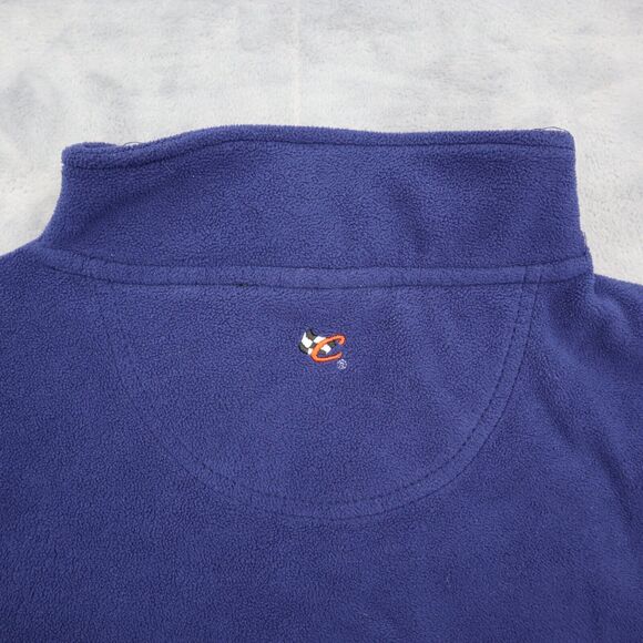 Chase Authentics Sweater Mens 2XL Blue Long Sleeve Side Pockest Chest Zipper - Picture 14 of 16
